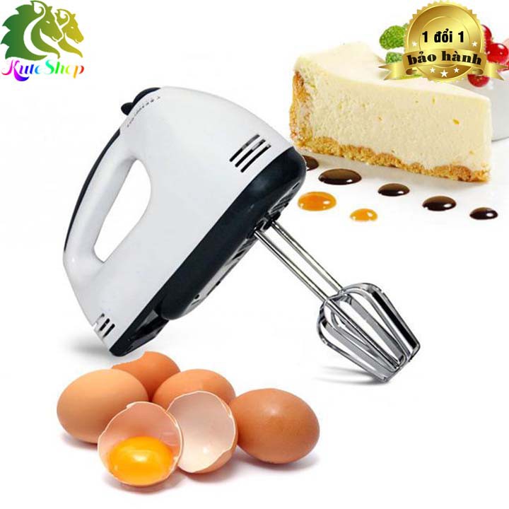 [HCM] [XẢ KHO] Máy Đánh Trứng Cầm Tay Mini Cao Cấp Với 7 Tốc Độ Cực Mạnh - Hoạt Động Êm Ái