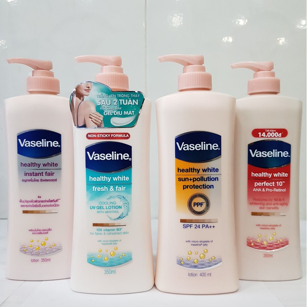 Sữa dưỡng thể vaseline loại 350ml