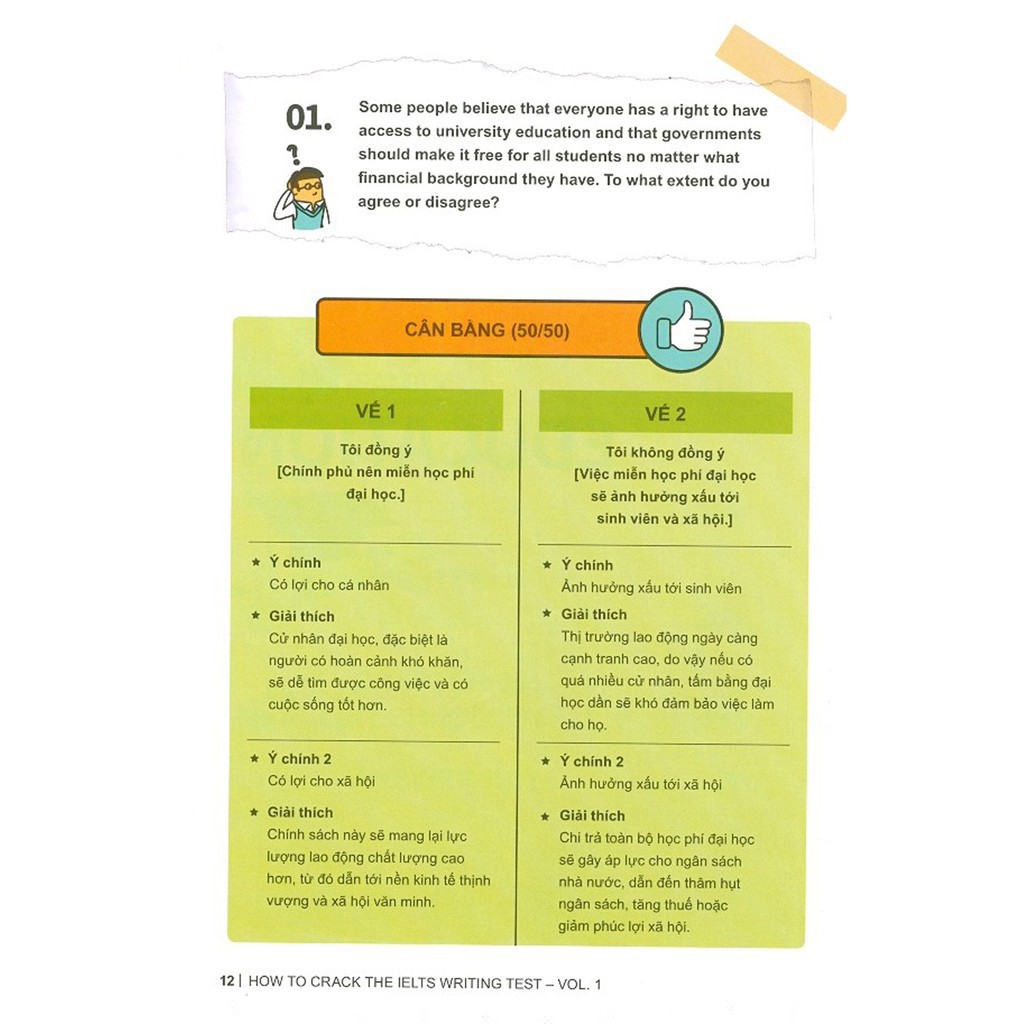 Sách - How To Crack The IELTS Writing Test Vol.1 [AlphaBooks]