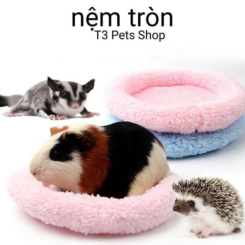 Nệm tròn êm ấm dành cho cho sóc, thỏ và bọ