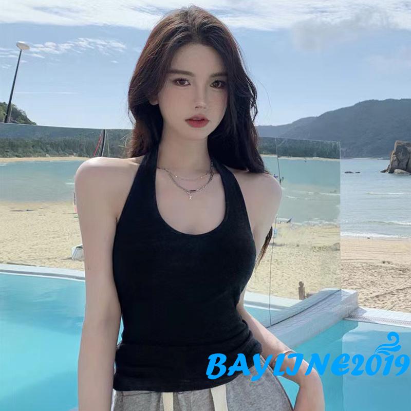 Áo Thun Không Tay Nhiều Màu Sắc Thời Trang Mùa Hè Sành Điệu Cho Nữ