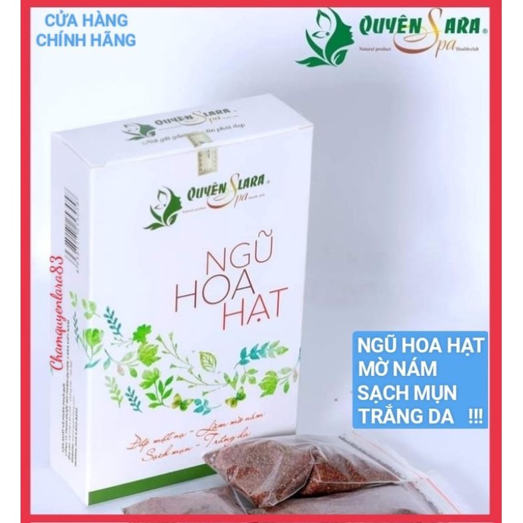 Mặt nạ ngũ hoa thảo mộc Quyên lara 200g Chính hãng