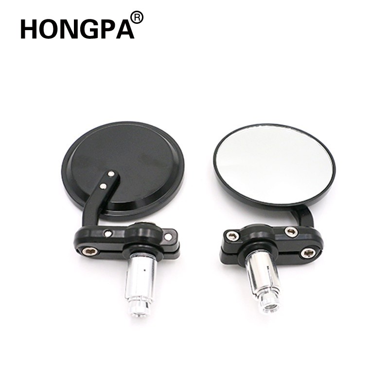 1 Cặp Gương Chiếu Hậu Tròn 7 / 8 "Gắn Tay Lái Xe Máy Honda Jazz