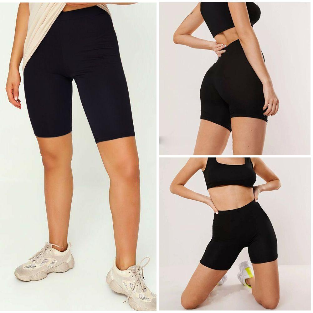 MYRONGVN Quần ngắn đi xe đạp Lưng Cao Năng Động Thời Trang Cho Nữ