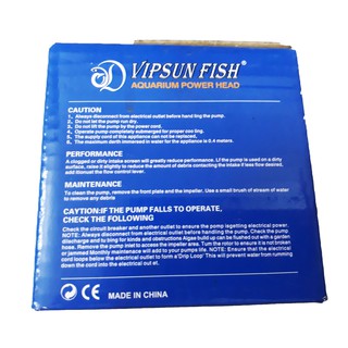 MÁY BƠM LỌC NƯỚC HỒ CÁ VIPSUN VS-705