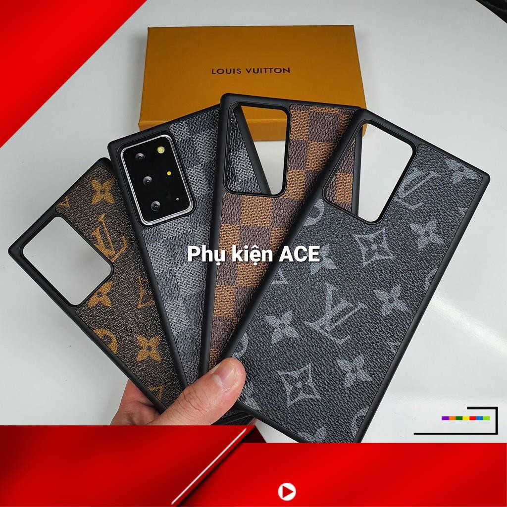 Ốp LV da Canvas Samsung Note 20 Ultra, Note 10 Plus,,S105G,S21+,S20Ultra,S21 Ultra,S10 Plus,Not