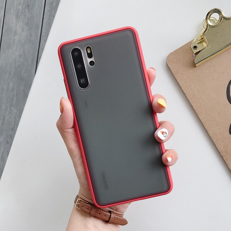 Ốp điện thoại màu nhám cho Huawei P 30 P30 Pro P30 lite Mate 20 Mate 20 Pro
