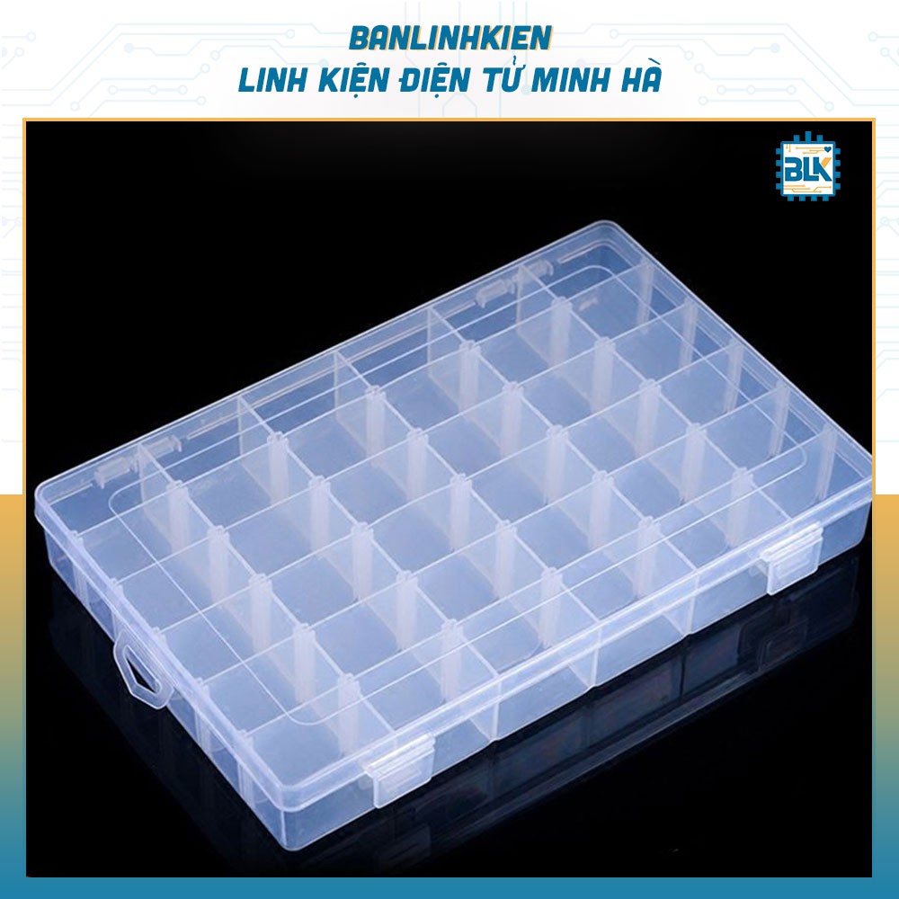 Hộp Đựng Linh Kiện 36 Ngăn (Đựng Phụ Kiện Trang Sức)