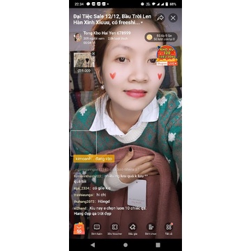 Áo Len Hàn chốt trên livestream  mỗi ngày