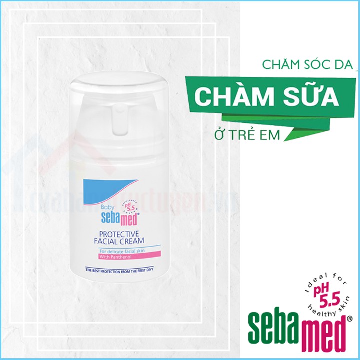 [CHÍNH HÃNG] Kem Bảo Vệ Da Và Trị Chàm Sữa Cho Trẻ Em Sebamed Ph5.5 50Ml Đức