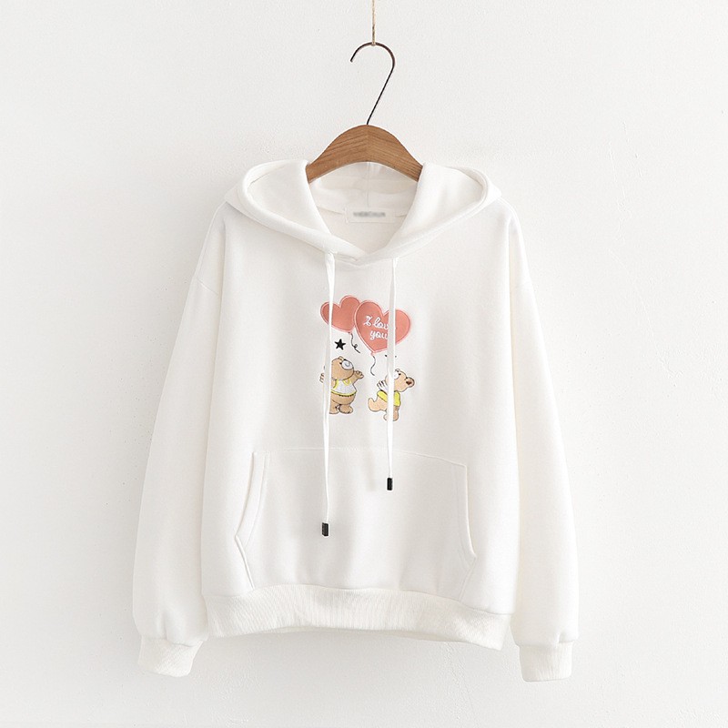 Áo khoác Hoodie Gấu con ❤️ CUTE (đủ màu)