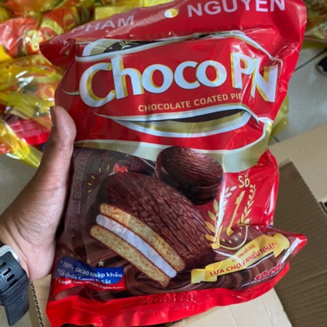 Bánh Bông Lan Phủ Socola Choco Pn túi x 12 cái
