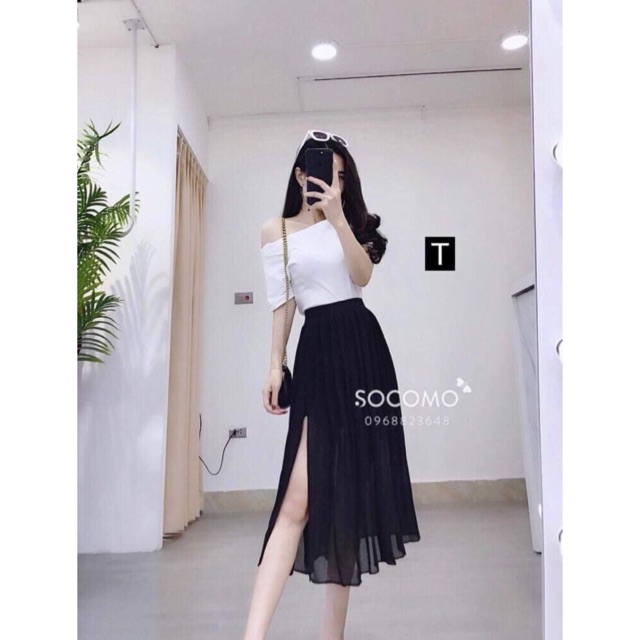 [ Mã FAXANH55 giảm 10K đơn 50K] Chân váy von xẻ TTF828 | BigBuy360 - bigbuy360.vn