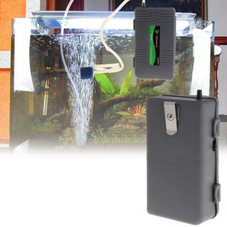 Máy sục khí oxy sử dụng pin nhỏ gọn + viên đá cho bể cá