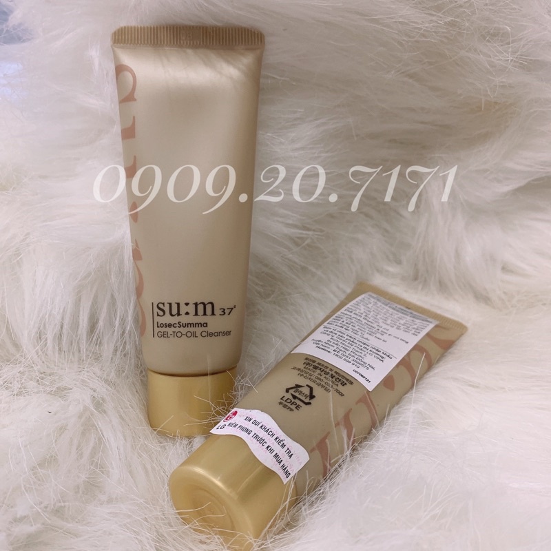 1 TUÝT TẨY TRANG DẠNG DẦU CỦA SUM - losecsumma gel to oil cleanser 40ml