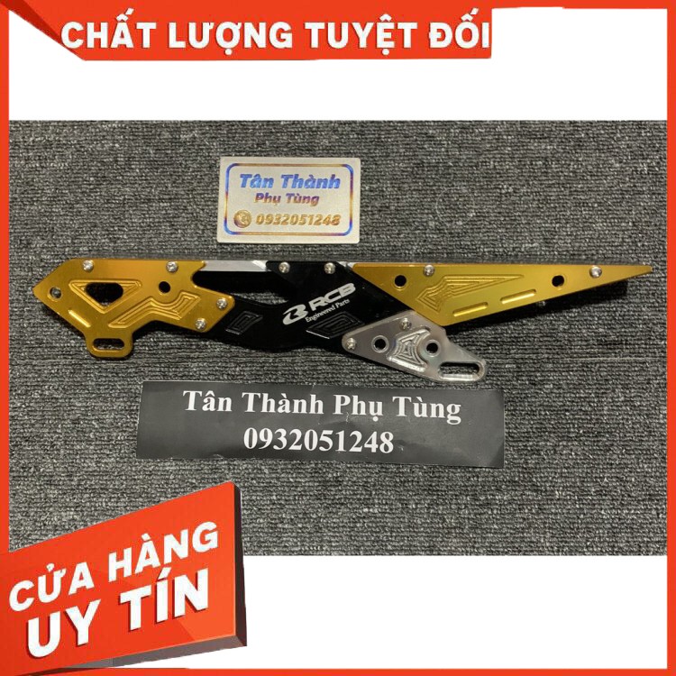 HÀNG CAO CẤP -  Cate che xích nhôm CNC Raider FI- Satria - Đồ Chơi Xe Máy  - Hàng Cao Cấp