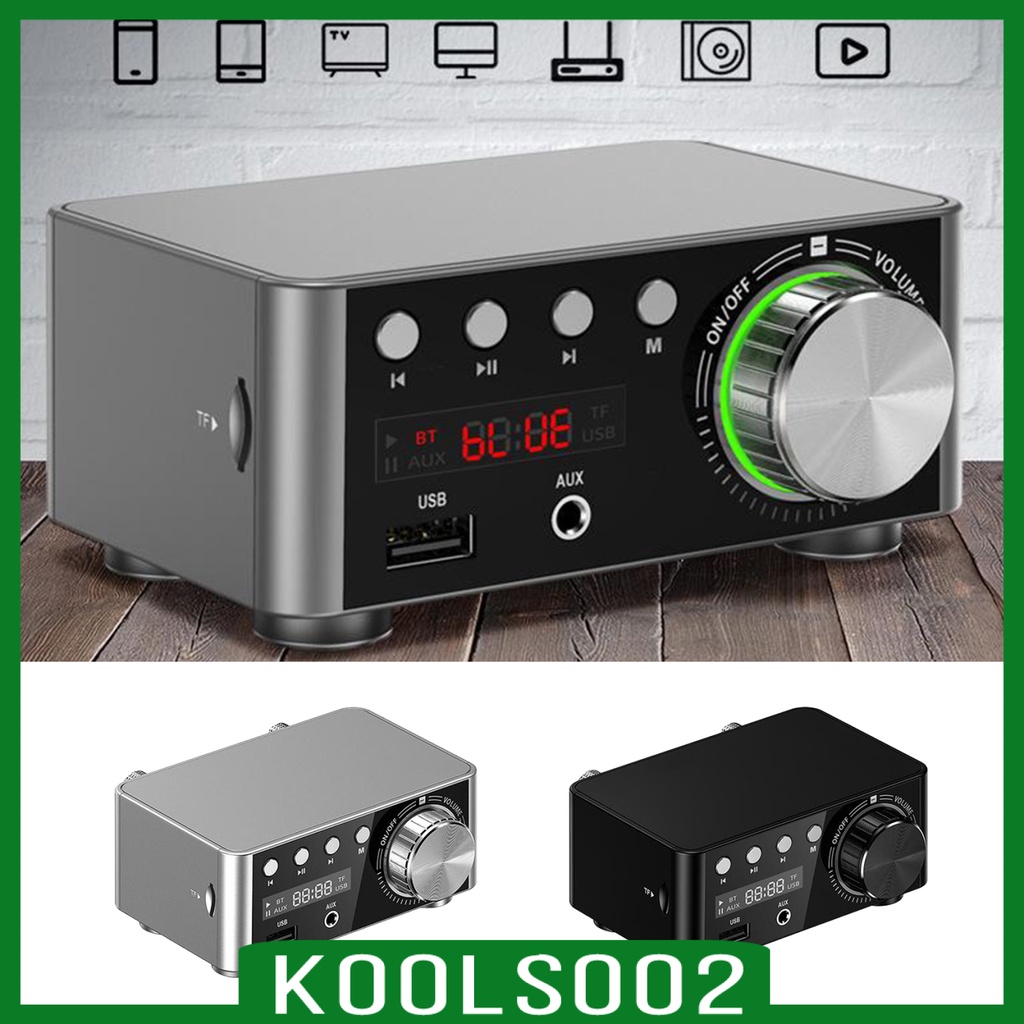 Bộ Khuếch Đại Âm Thanh Hi-Fi 2.0 Mini 100W Bluetooth 5.0 Koolsoo2