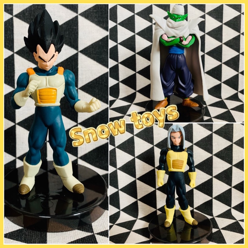 Mô hình Dragon Ball - Trunks Vegeta Chiaotzu Cell Picclo Goku Frieza Krillin Android 20 Broly Fide - Đế đen -Cao 12~13cm