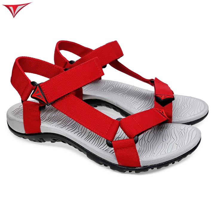 [Fullbox] Giày Sandal Nam Việt Thủy Quai Chéo Đỏ - VT08