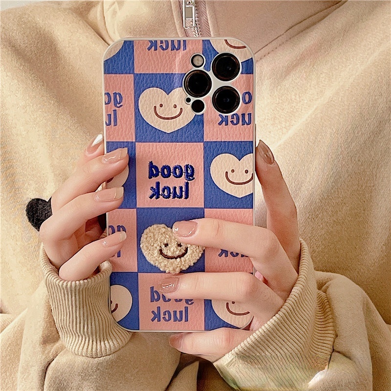 Ốp Điện Thoại Thêu Hình Trái Tim Cho iphone13 / 2pro / max 11 xr / xs 8plus