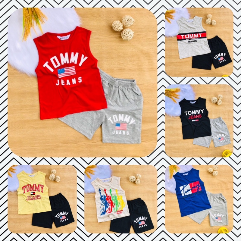 🐘 Bộ sát nách hàng xuất H&M bé 20-40kg
