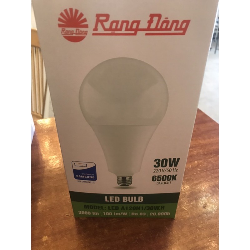 Bóng Đèn Led Buld Rạng Đông 12w, 15w , 20w , 30w Ánh Sáng Trắng