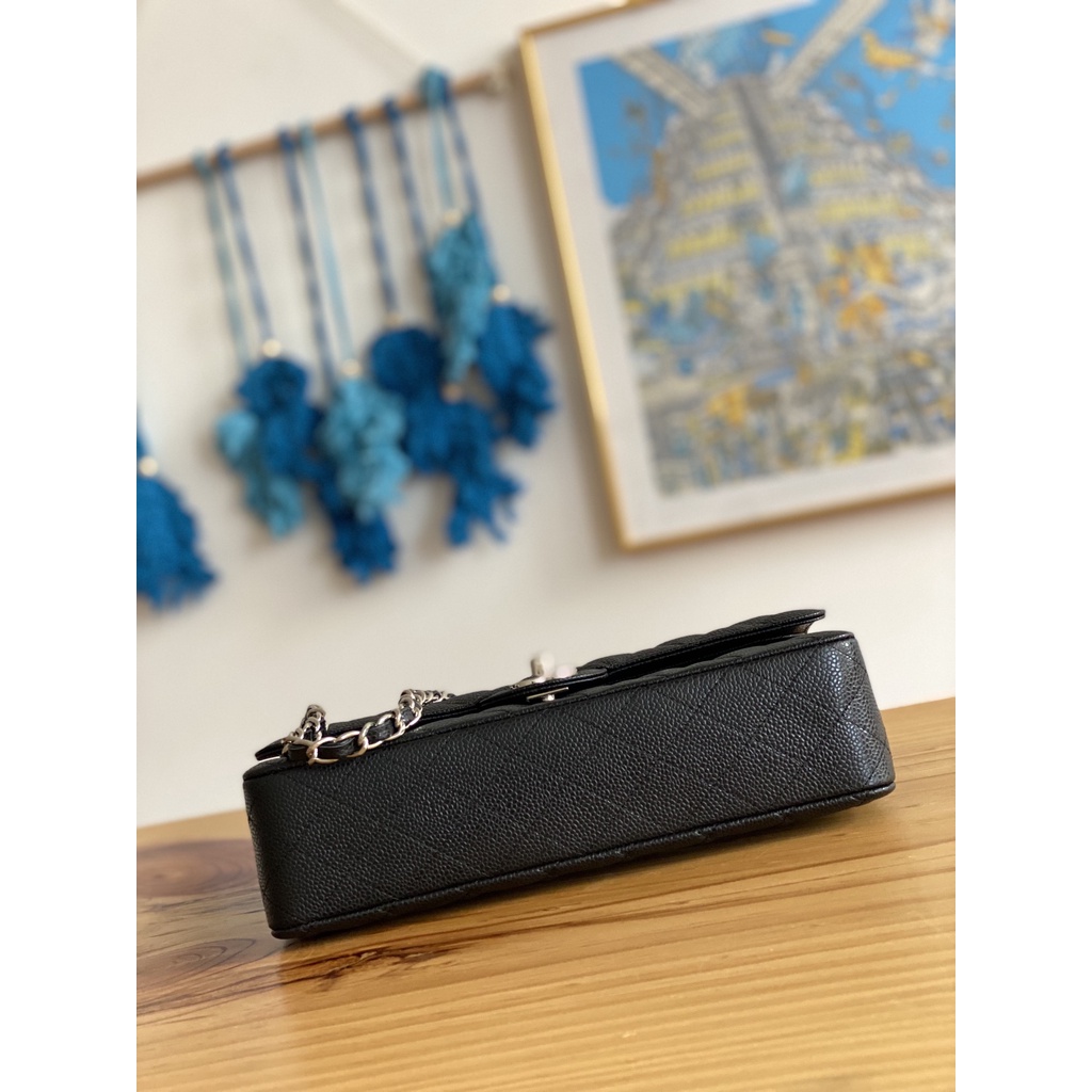 Túi đeo chéo nữ da thật thời trang cao cấp 𝘾𝙝𝙖𝙣𝙚𝙡 𝘾𝙝𝙖𝙣n𝙚𝙡 CN phong cách cổ điển, sang trọng