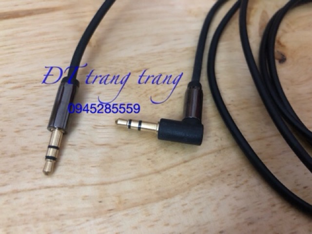 Dây kết nối 2 đầu 3.5mm (3 ly)cong chính hãng auxus dài 2 m Ax-DC17R