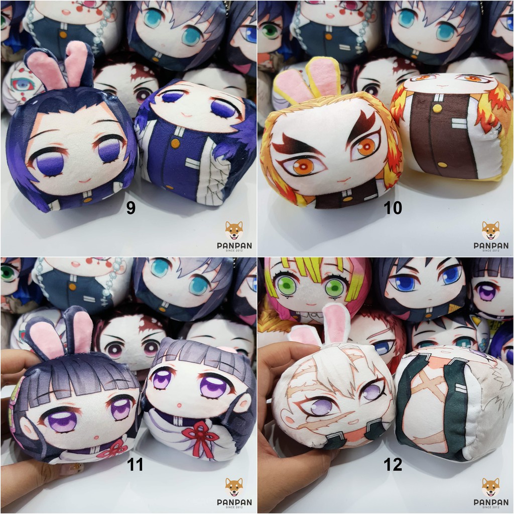 Móc khóa plushie nhồi bông Usagi (Thỏ) Anime Kimetsu No Yaiba 17 NHÂN VẬT