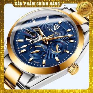 ĐỒNG HỒ NAM LỘ MÁY AUTOMATIC CHÍNH HÃNG HIỆU TEVISE T795-001 DÂY INOX NGUYÊN KHỐI (TẶNG KÈM HỘP)