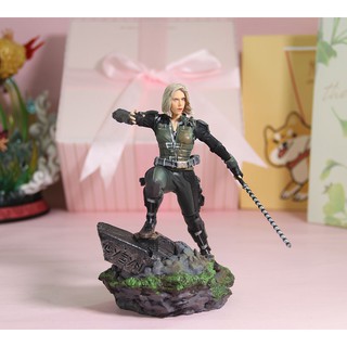 Mô hình tượng Black Widow Natasha infinity war tỉ lệ 1/10 cao 23cm