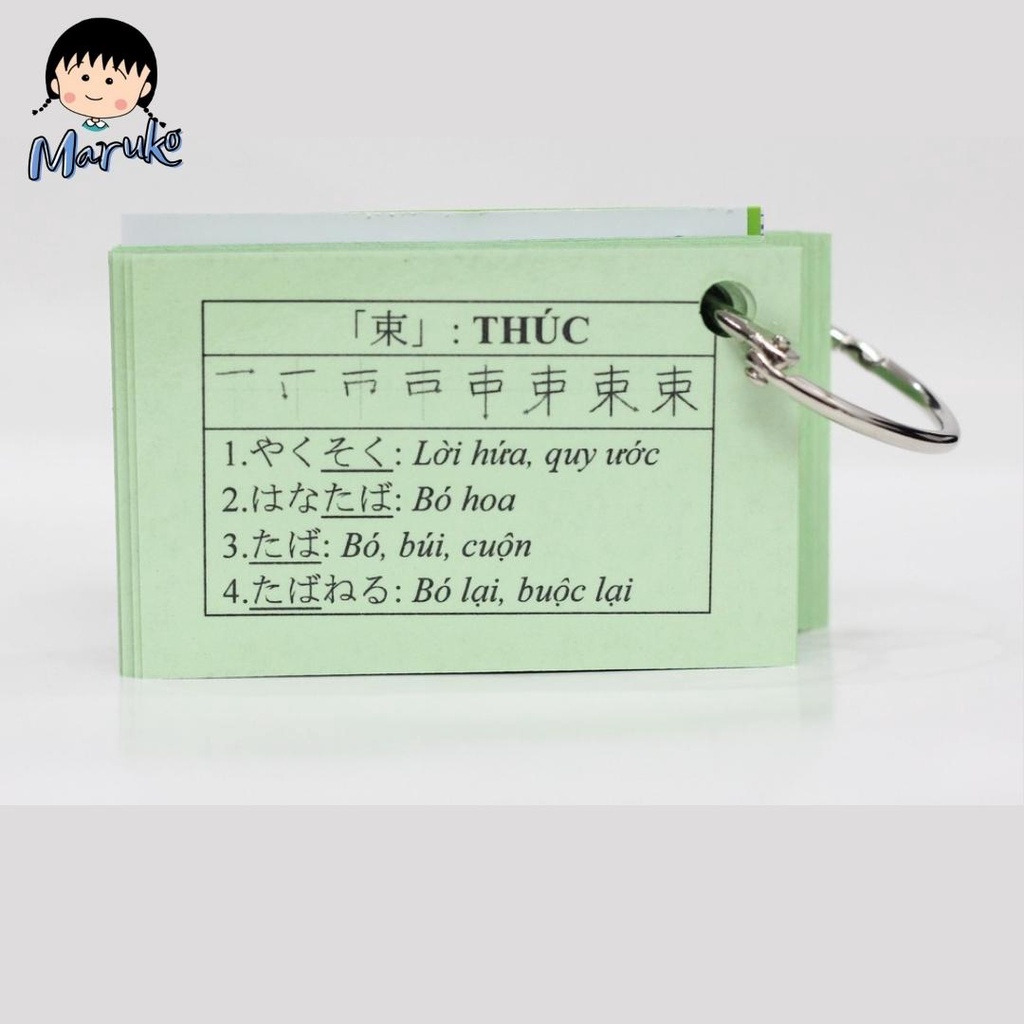 Thẻ Học Tiếng Nhật Kanji N3 Tái Bản Mới Nhất - Flashcard Kanji N3
