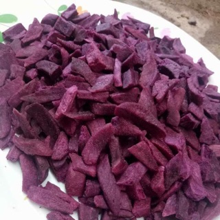 Khoai lang tím sấy vỡ 50K/1kg