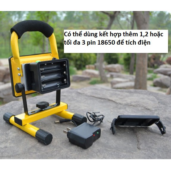 Đèn pha Led chống nước 30W không kèm pin