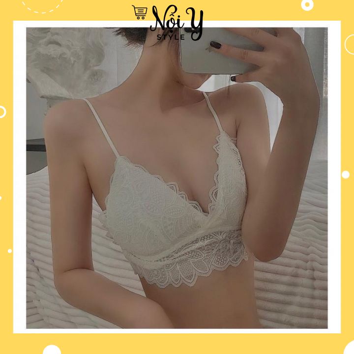 Áo Bra Ren Mềm Siêu Xinh Kèm Mút Ngưc Ms D2