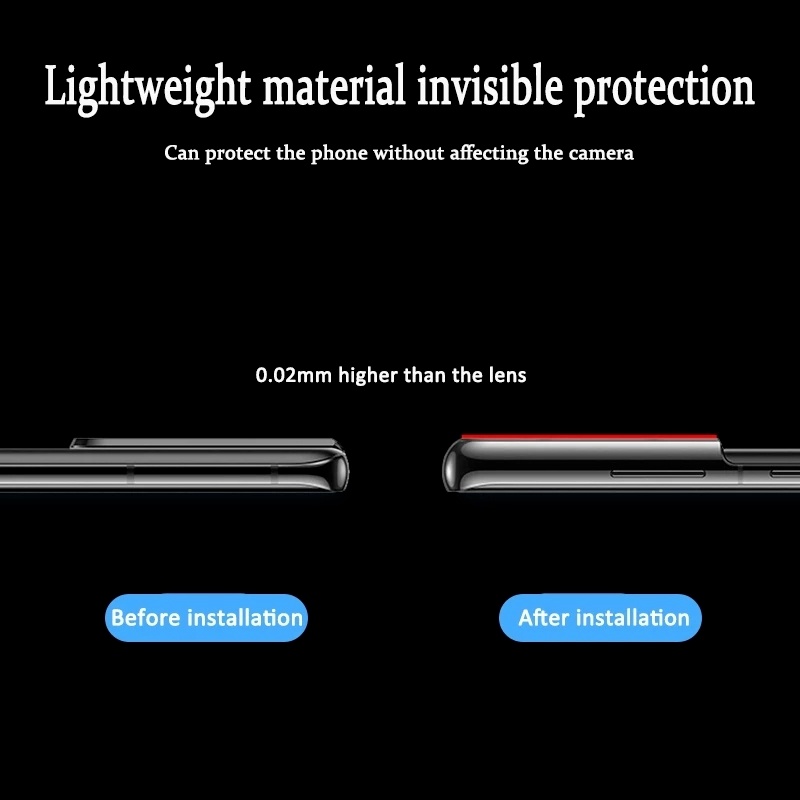 Ốp Bảo Vệ Ống Kính Máy Ảnh 3D Cho Samsung Galaxy S22 Ultra/ Camera