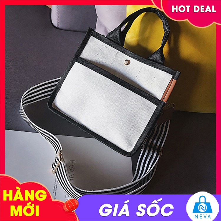 (GIÁ SỐC) Túi vải nữ mini chất vải bố siêu đẹp NEVA033