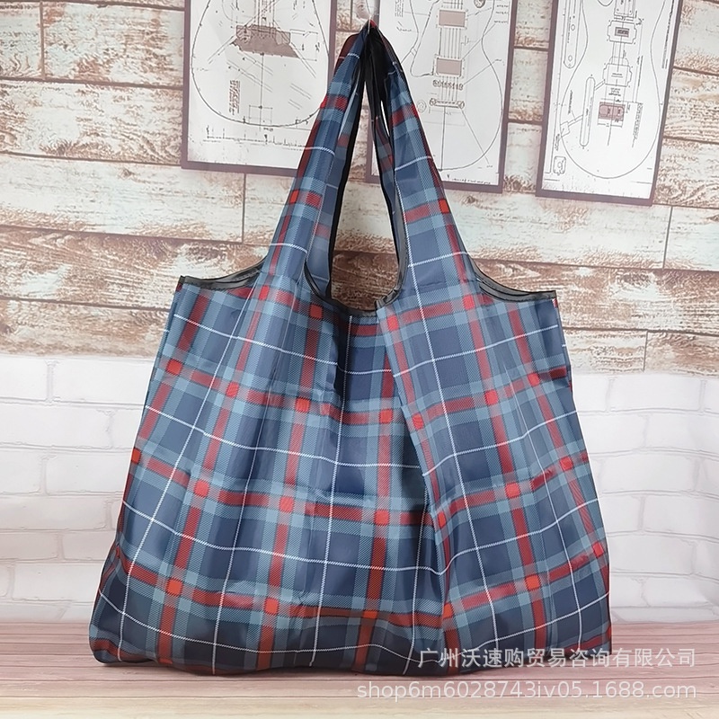 Túi xách mua sắm TAILI gọn nhẹ bằng vải Oxford in hoạt hình thân thiện với môi trường