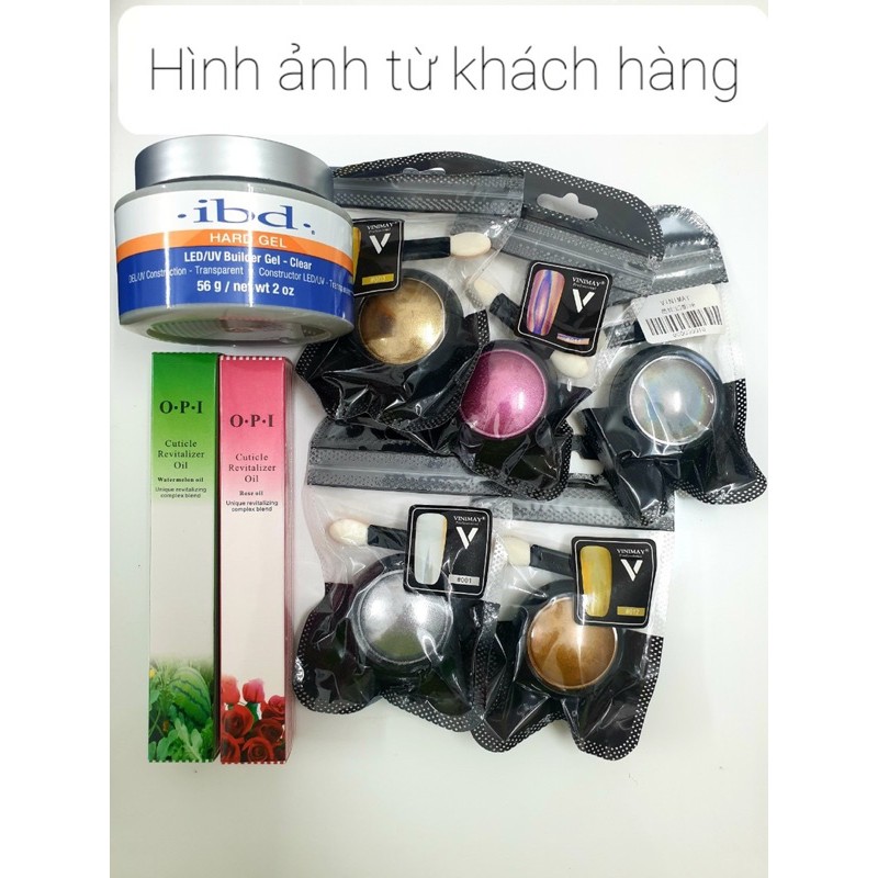 Bột Tráng Gương , Màu Bột Tráng Gương Nail Mịn Bám Móng Tốt , Kềm Bến Thành
