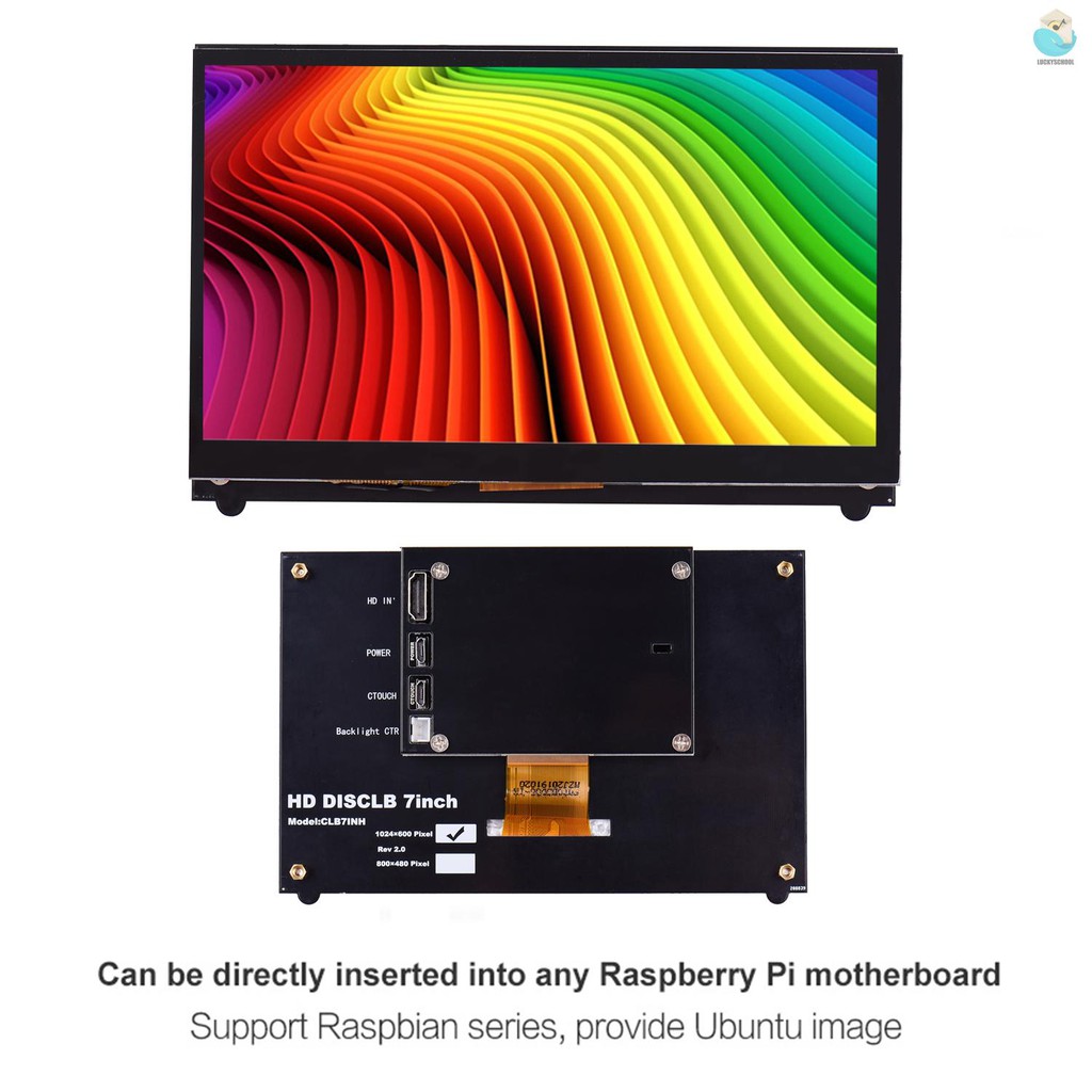 Màn Hình Cảm Ứng Ls 7 Inch Hd Ips 1024x600 Cho Raspberry Pi