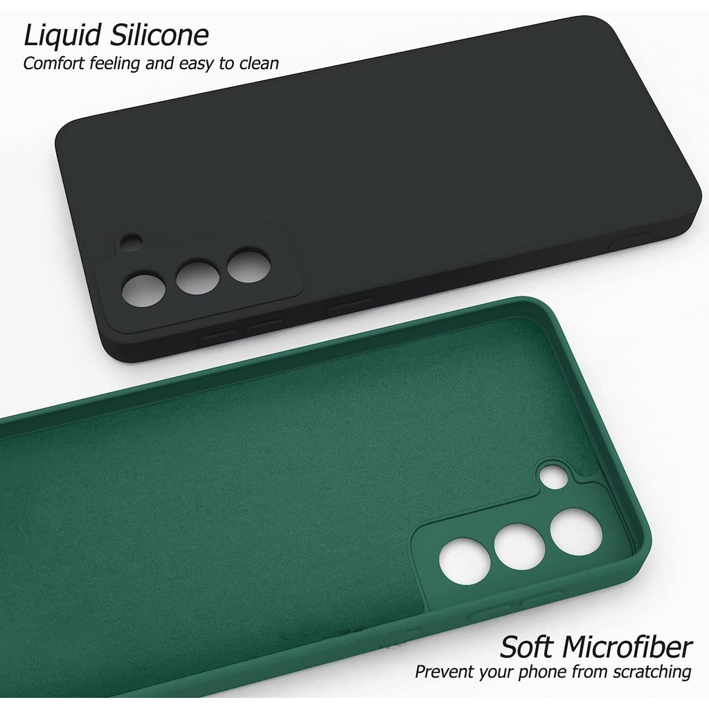 Lenuo Ốp điện thoại silicon mềm màu kẹo chống sốc cho samsung galaxy s22 plus s22 ultra s22
