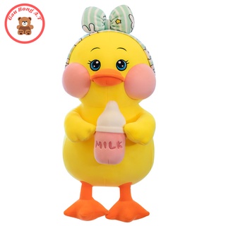 Gấu bông vịt ôm bình sữa , vịt nhồi bông siêu cute . size 90cm