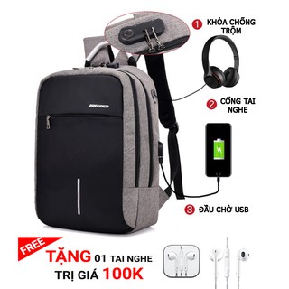Balo đa năng Chống Trộm - CT02 Phát quang, có cổng Xạc USB, Đựng laptop,
đồ du lịch đi học
