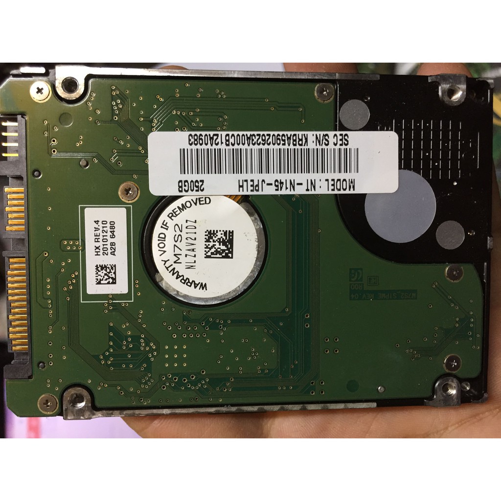 Ổ Cứng HDD Laptop chuẩn SATA 250Gb Sức khỏe GOOD