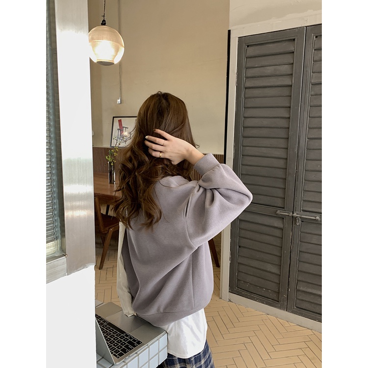 Áo Nỉ Sweater nữ Cao cấp Hàn Quốc Áo Sweater nữ Form rộng In hình Ulzzang Thời trang | BigBuy360 - bigbuy360.vn