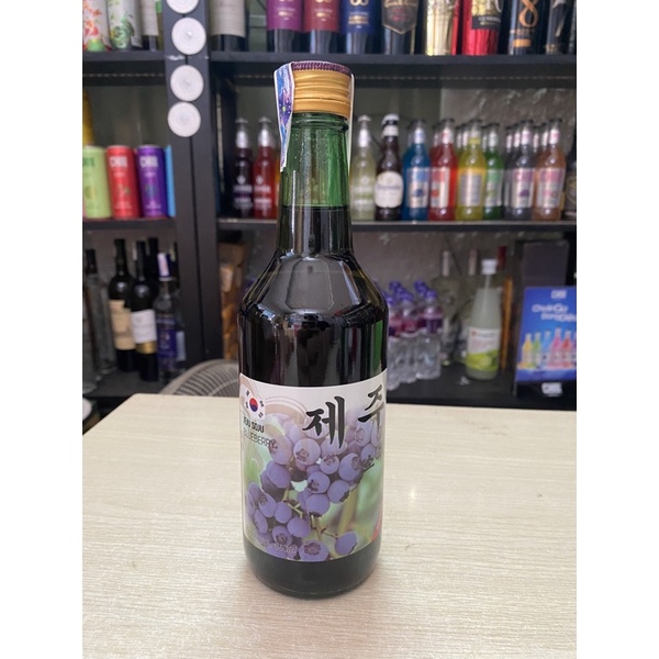 Soju Hàn Quốc Jeju 360ml-Vị Việt Quất