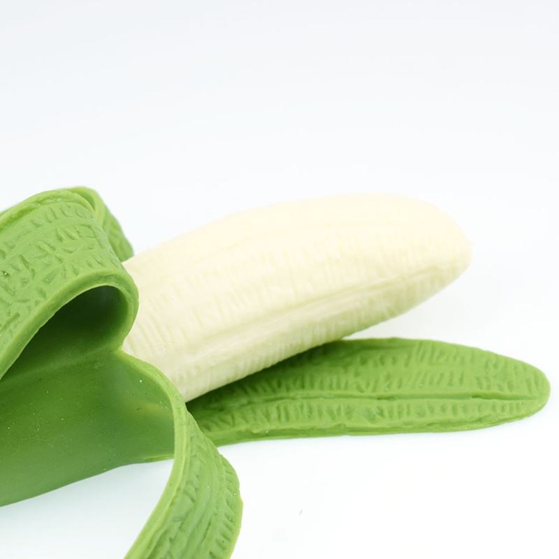 Onsale Quả Chuối Đồ Chơi Bằng Da Mềm Màu Xanh Lá Cây Dành Cho Trẻ Em