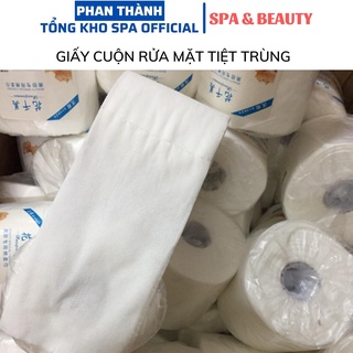 Giấy Cuộn Rửa Mặt Tiệt Trùng, Chuyên Dùng Trong Spa - Giấy Cuộn 200G