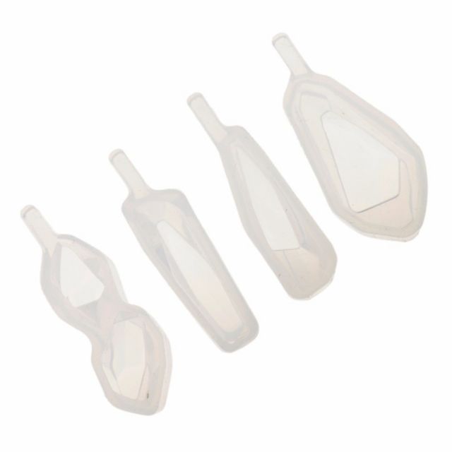 Bộ 4 khuôn silicone làm đá quý