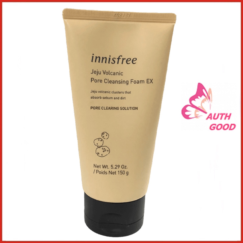 Sữa Rửa Mặt 💖FREESHIP💖 Sữa rửa mặt Jeju Volcanic Pore Innisfree sạch bã nhờn ngăn giảm mụn 150ml